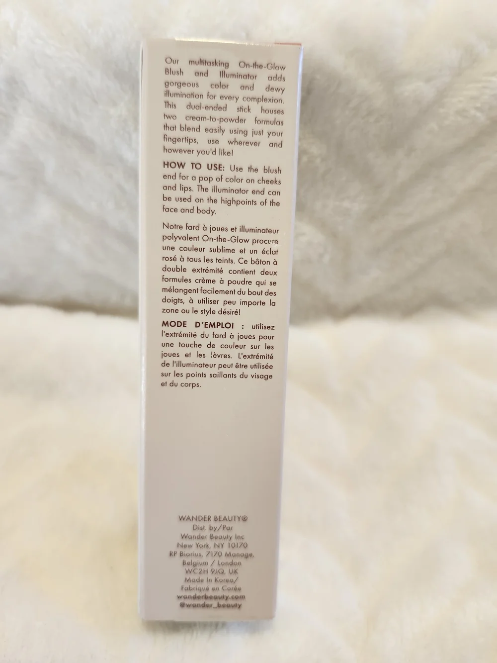 Wander Beauty On-The-Glow Blush & Illuminator in Soft Pink Tint